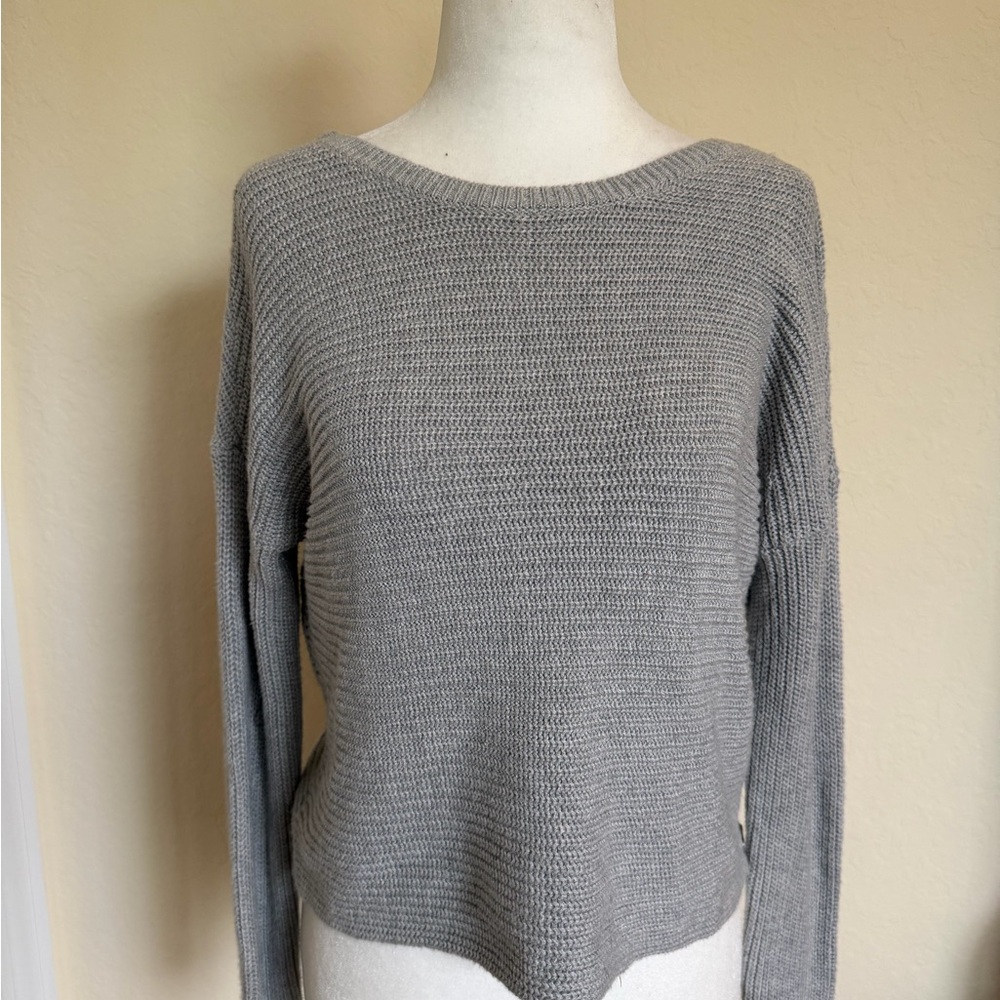 Hollister Light Gray Women's Sweater Size XD